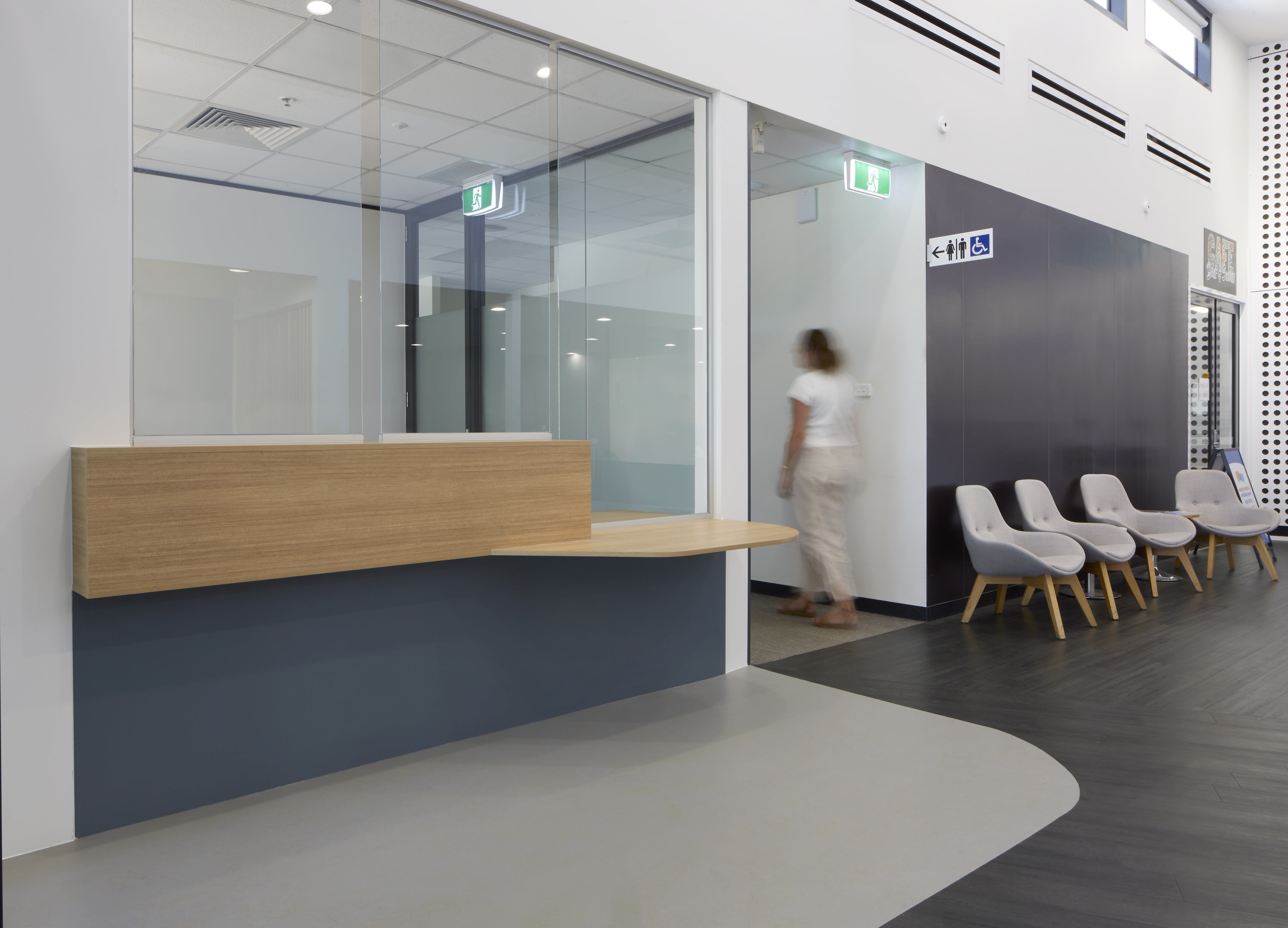 Barwon Health & Gateways Services Joint Upgrade Reception, & Waiting Area By Kirby Architects