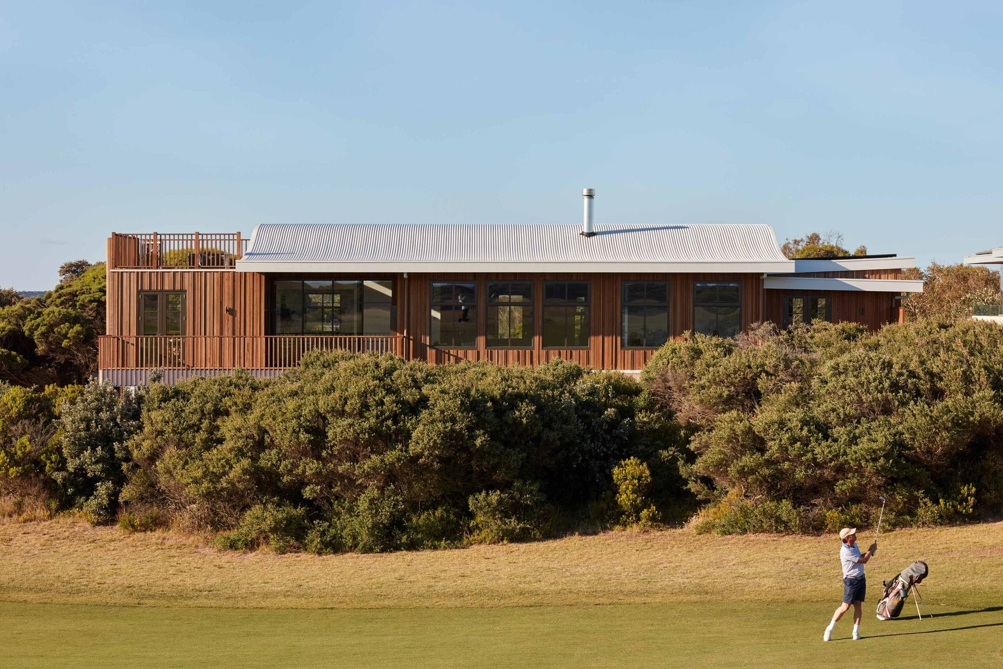 An unassuming beauty, this coastal home is crafted from understated natural materials that have been worked in a master craftsman-like manner.