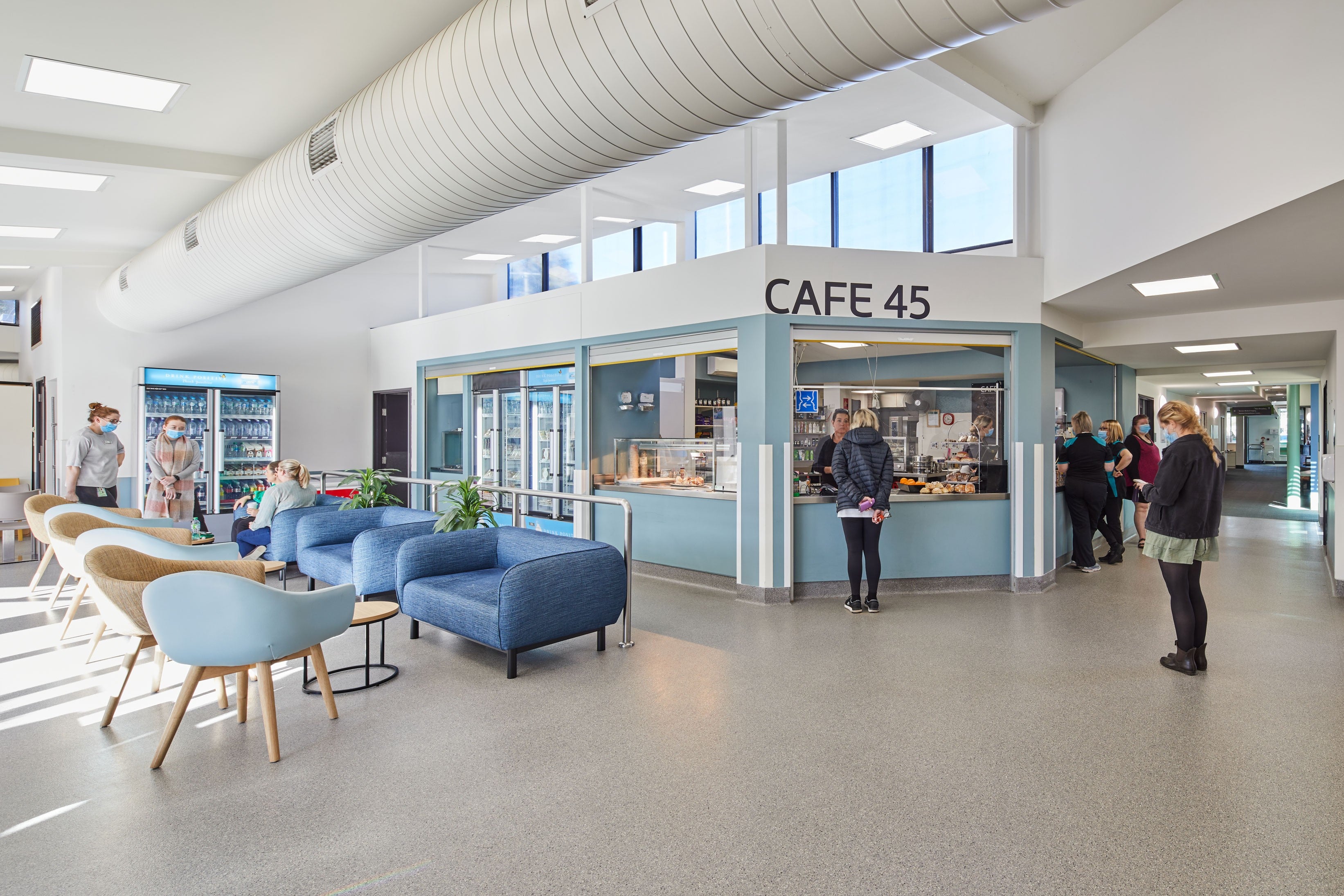 Barwon Health Mckellar Centre Cafe 45 
Upgrade & Refurbishment by Kirby Architects
